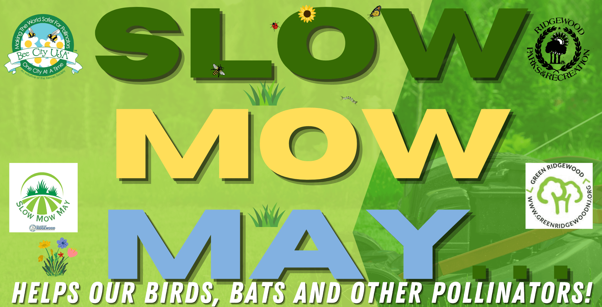 Slow Mow May Banner